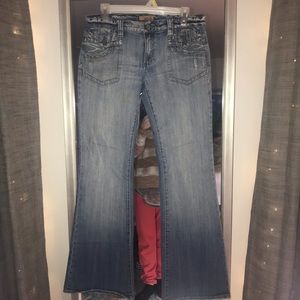 See Thru Soul: Flare Jeans